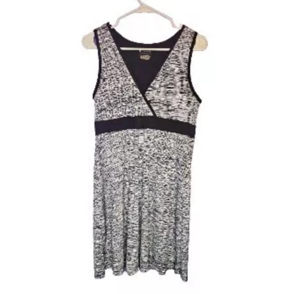 Tek Gear Sleeveless Dress Women's L Black Gray Athletic Casual Activewear